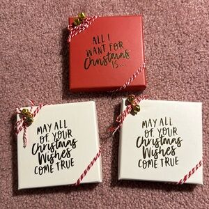 3 Christmas Gift Card Boxes